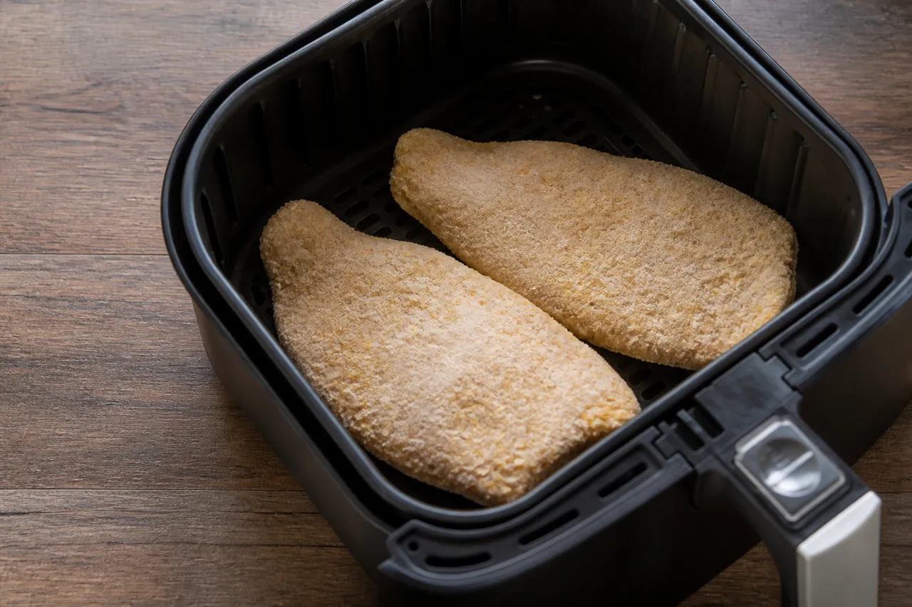 Cuisson du poisson pané surgelé à l'airfryer, filets bien dorés