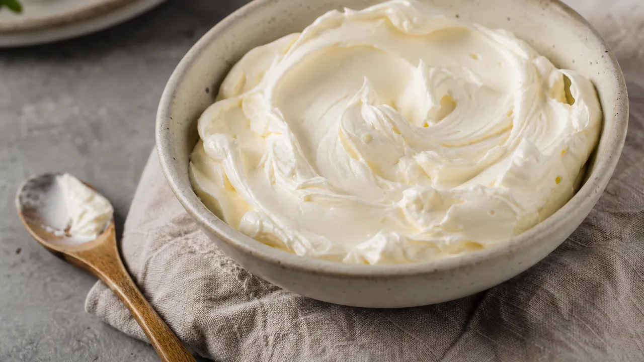 Alternative au mascarpone avec fromage frais et crème fouettée