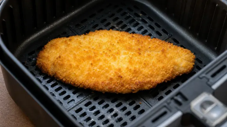 Poisson pané surgelé à l'airfryer : temps de cuisson et panure dorée
